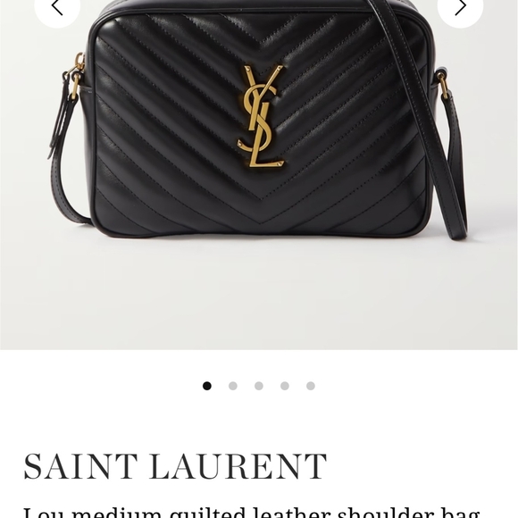 Yves Saint Laurent Black Quilted Leather Crossbody Bag - Picture 7 of 7